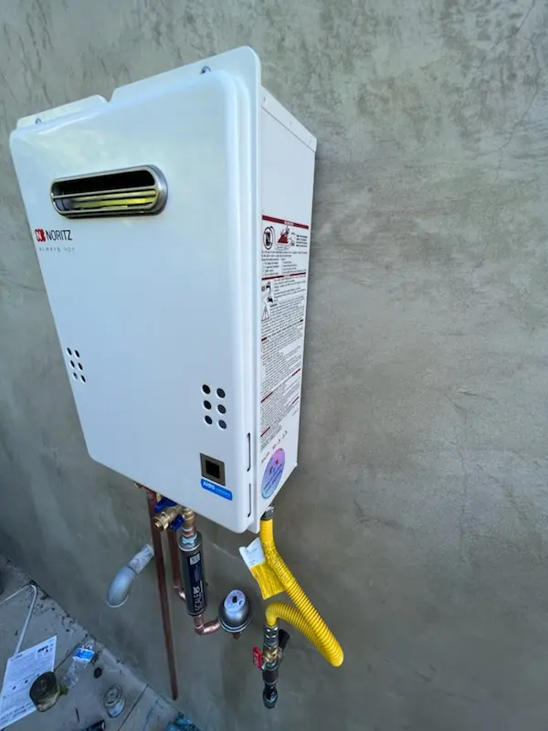 Tankless water heater installation for Seaview homes